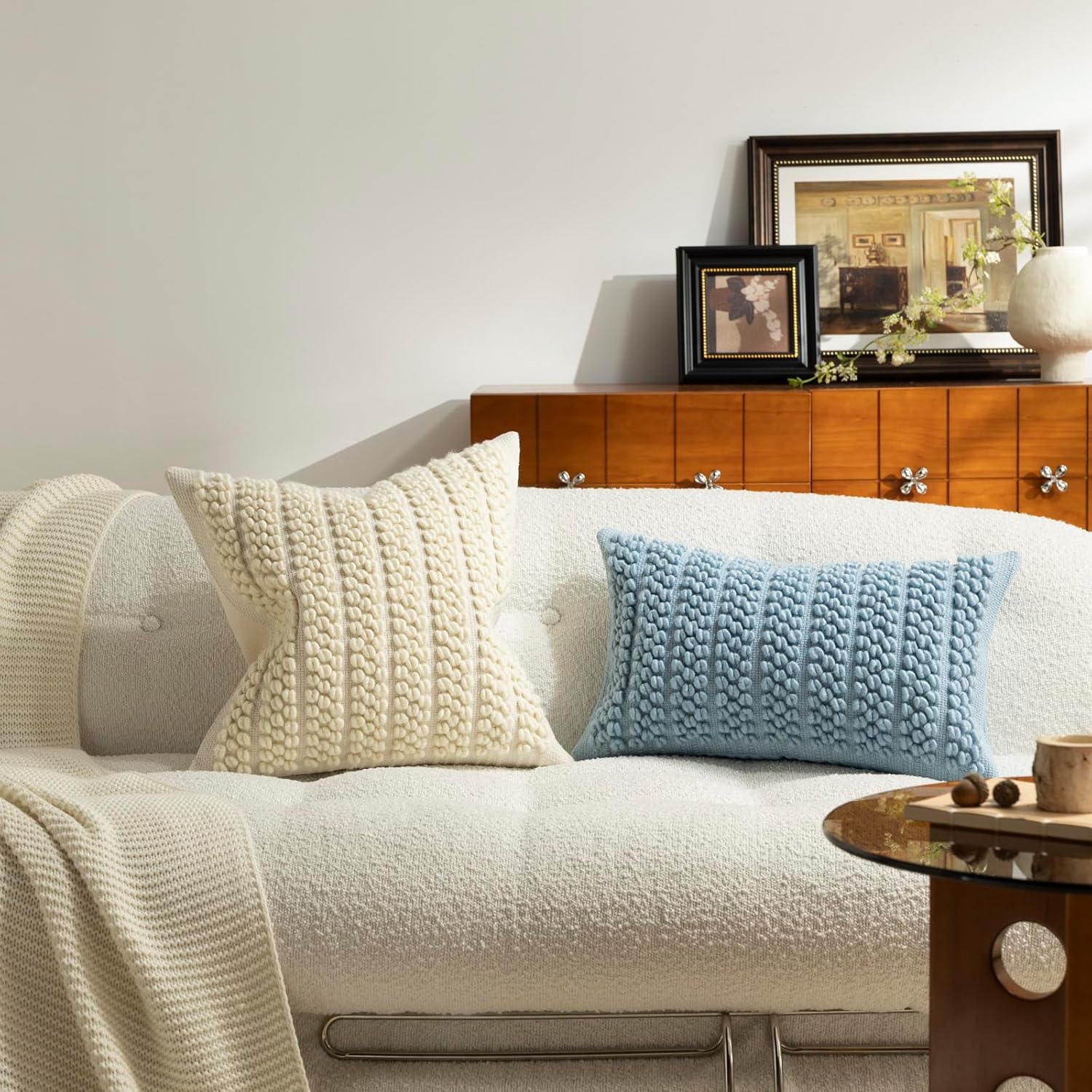 Soft Knit Throw Pillow
