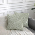 Green Plush Scandinavian Throw Pillow 30×50cm, Soft Cozy Cushion for Sofa Bed