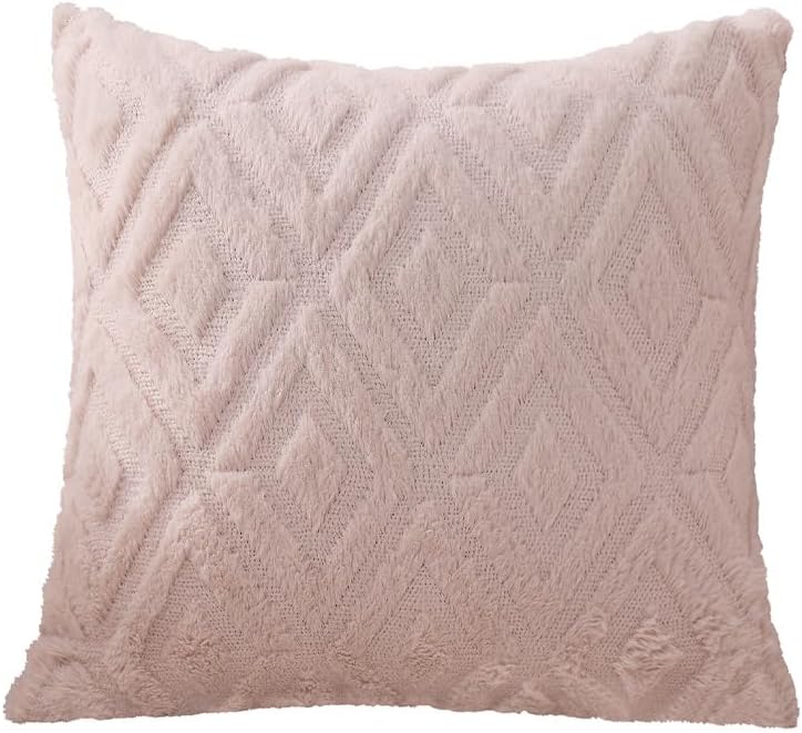 Green Plush Scandinavian Throw Pillow 30×50cm, Soft Cozy Cushion for Sofa Bed