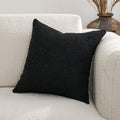 DOMVITUS Boucle Pillow Covers - Luxury Throw Pillows for Bed & Sofa, Decorative Accent Couch Cushion Case, 1PC, Buttery Cream